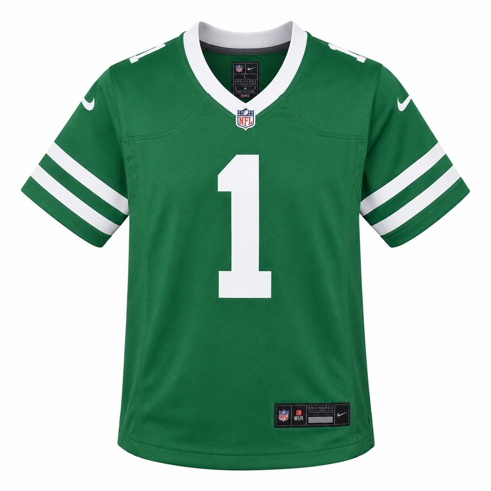 Nike New York Jets Sauce Gardner 1 Youth XL Jersey Green NWT School sportswear